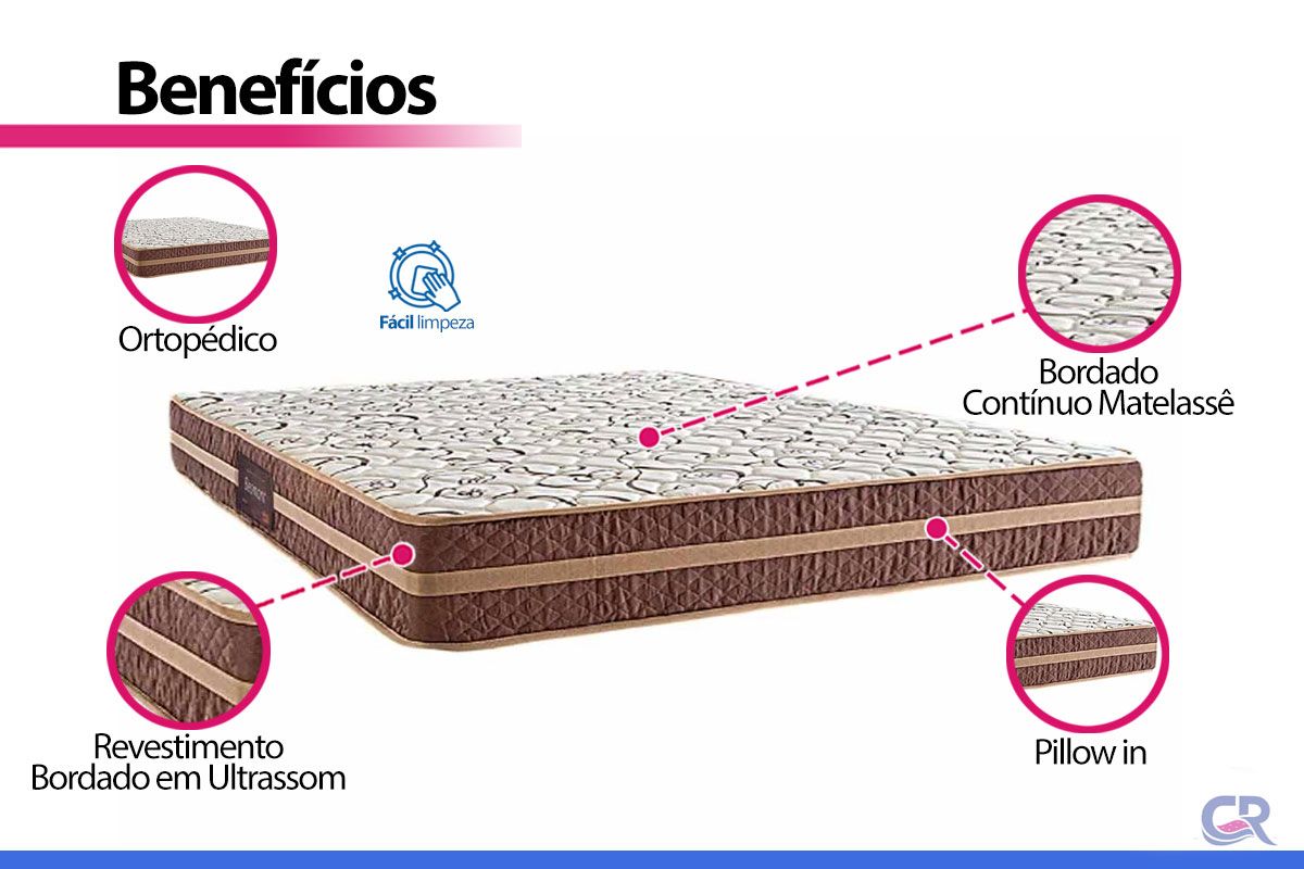 Colchão Ortopédico Herval D65 Besmont