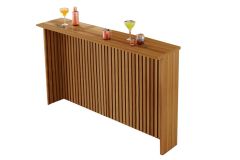 Bancada Ilha Cozinha Gourmet Imperatriz Ripado 120cm - Nesher