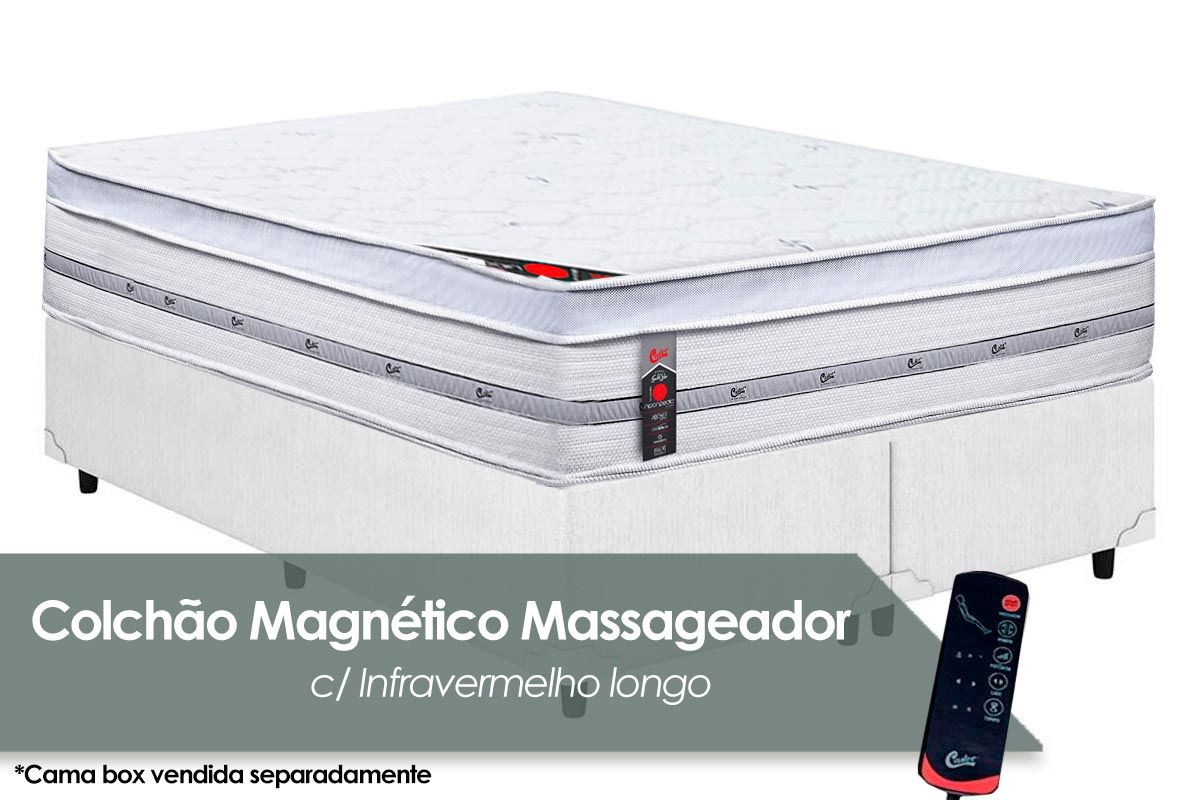 Colchão Magnético c/Massagem Castor Niponpedic Colchão Magnético c/Massagem Castor Niponpedic