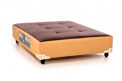 Cama Colchão p/ Cachorro e Gato PET Bege Castor