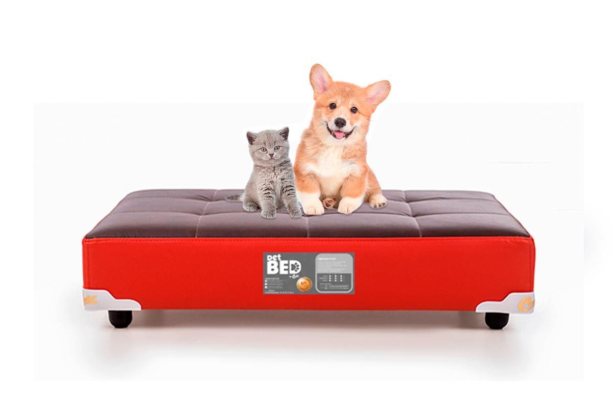Cama Colchão p/ Cachorro e Gato PET Marrom Castor
