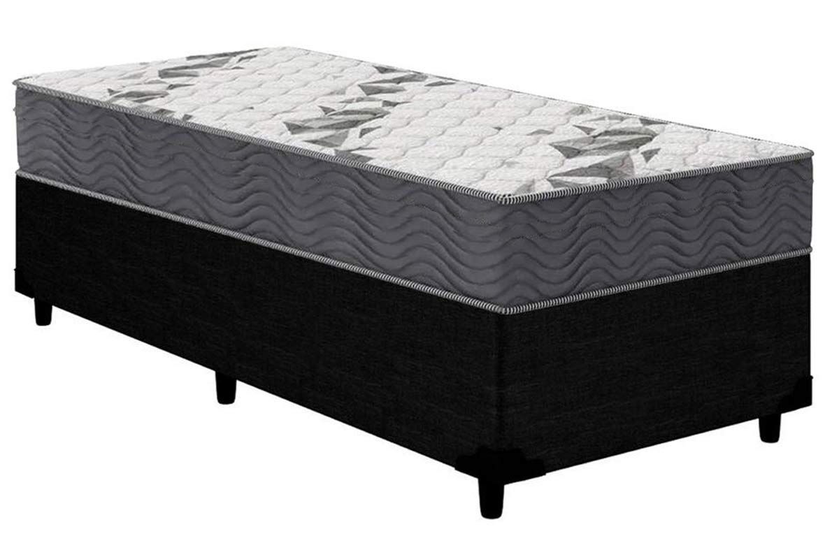 Cama Box CRC +Colchão Ortopédico Airtech100 Ortobom