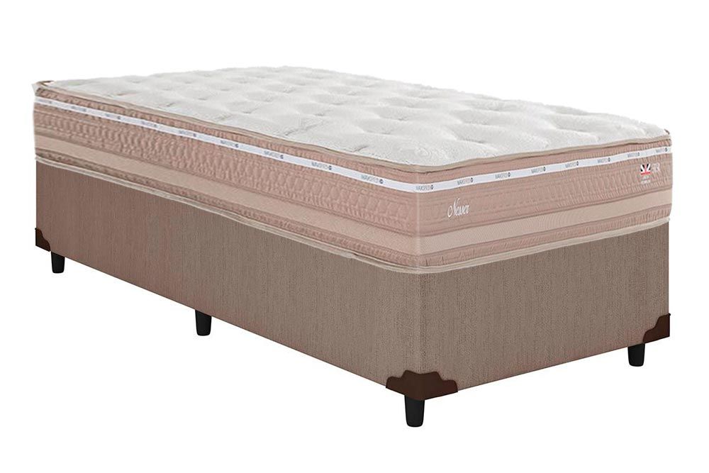 Cama Box CRC +Colchão Molas Nesser Herval