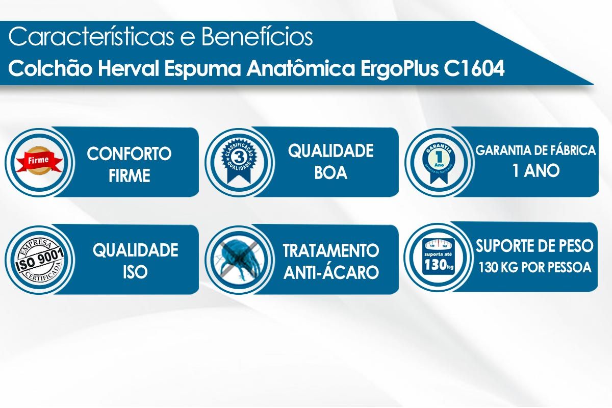 Cama Box CRC +Colchão Ortopédico Santorini Herval