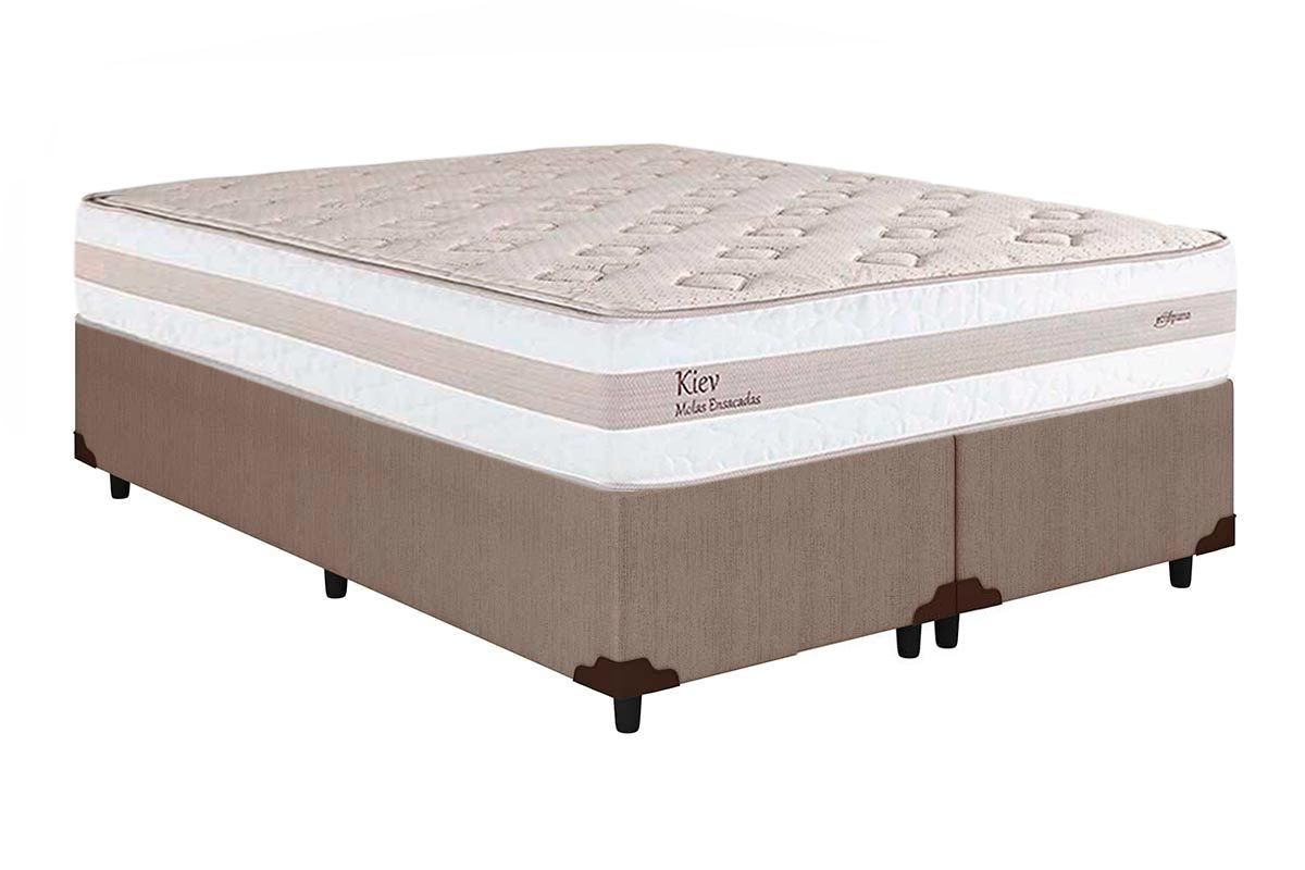 Cama Box CRC +Colchão Molas Kiev Herval