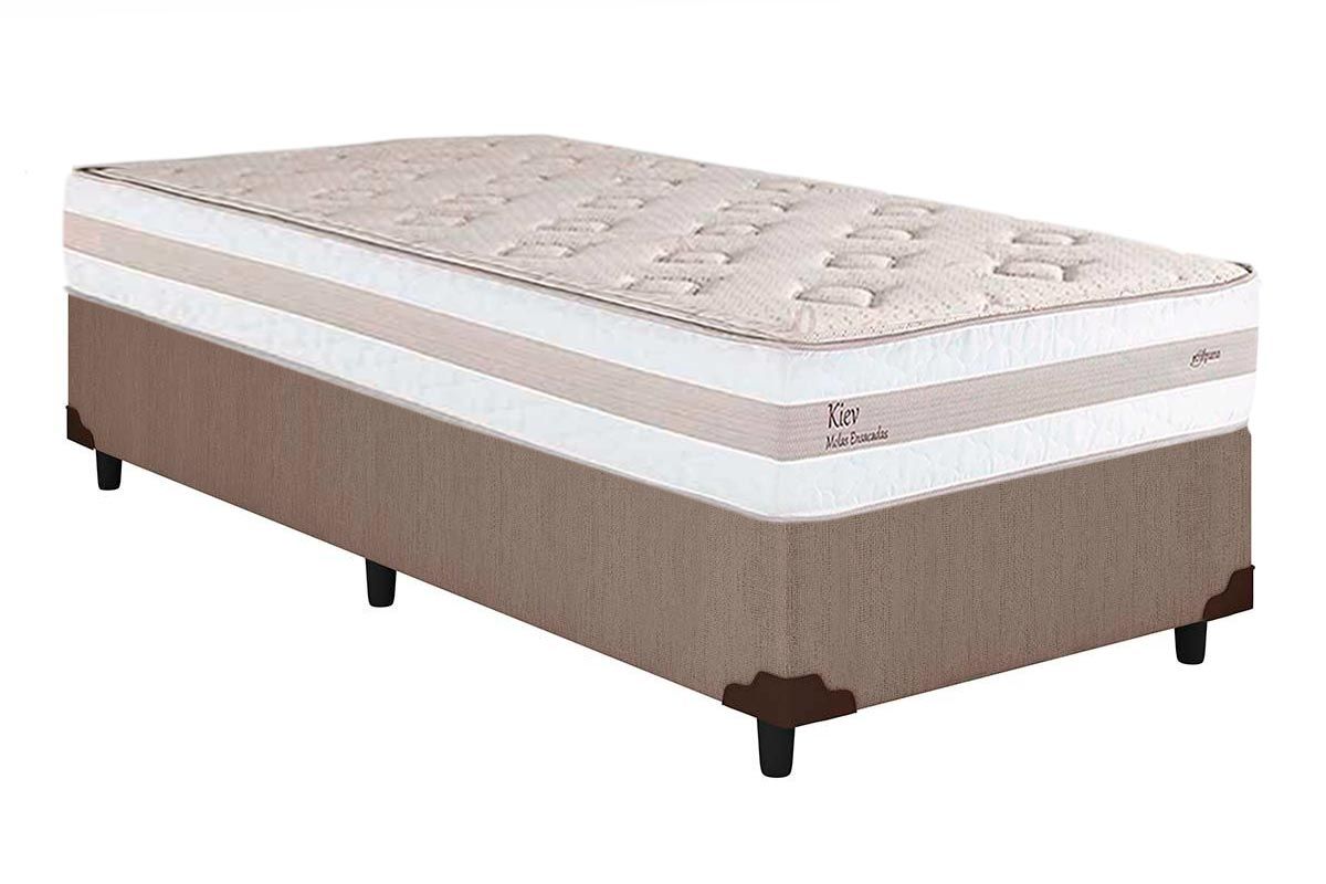 Cama Box CRC +Colchão Molas Kiev Herval