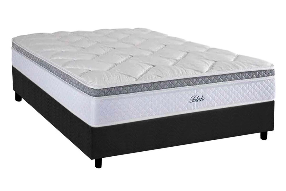 Cama Box CRC +Colchão Molas Toledo Herval
