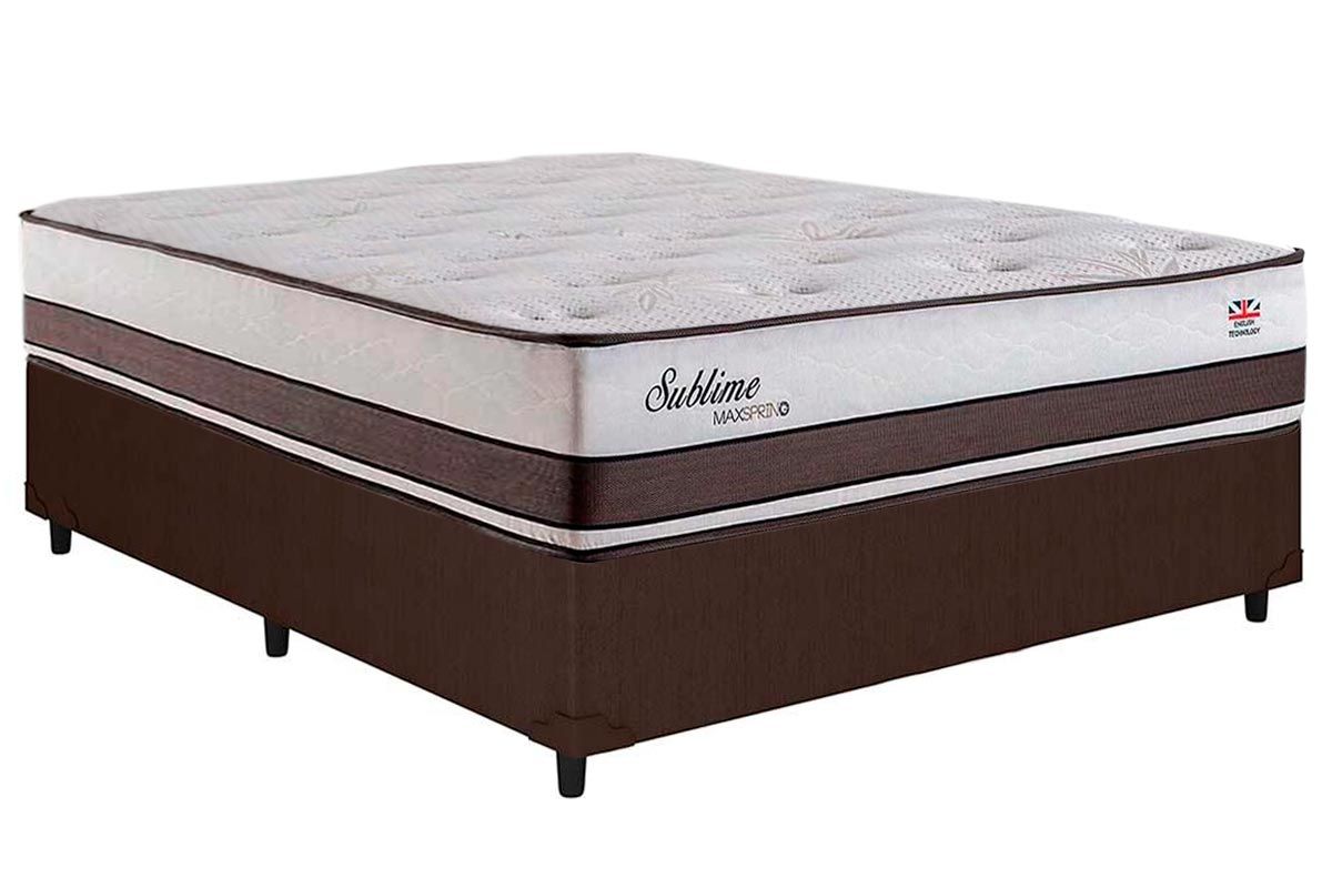 Cama Box CRC +Colchão Molas Sublime Herval