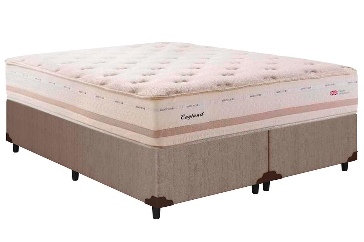 Cama Box CRC +Colchão Molas England Herval