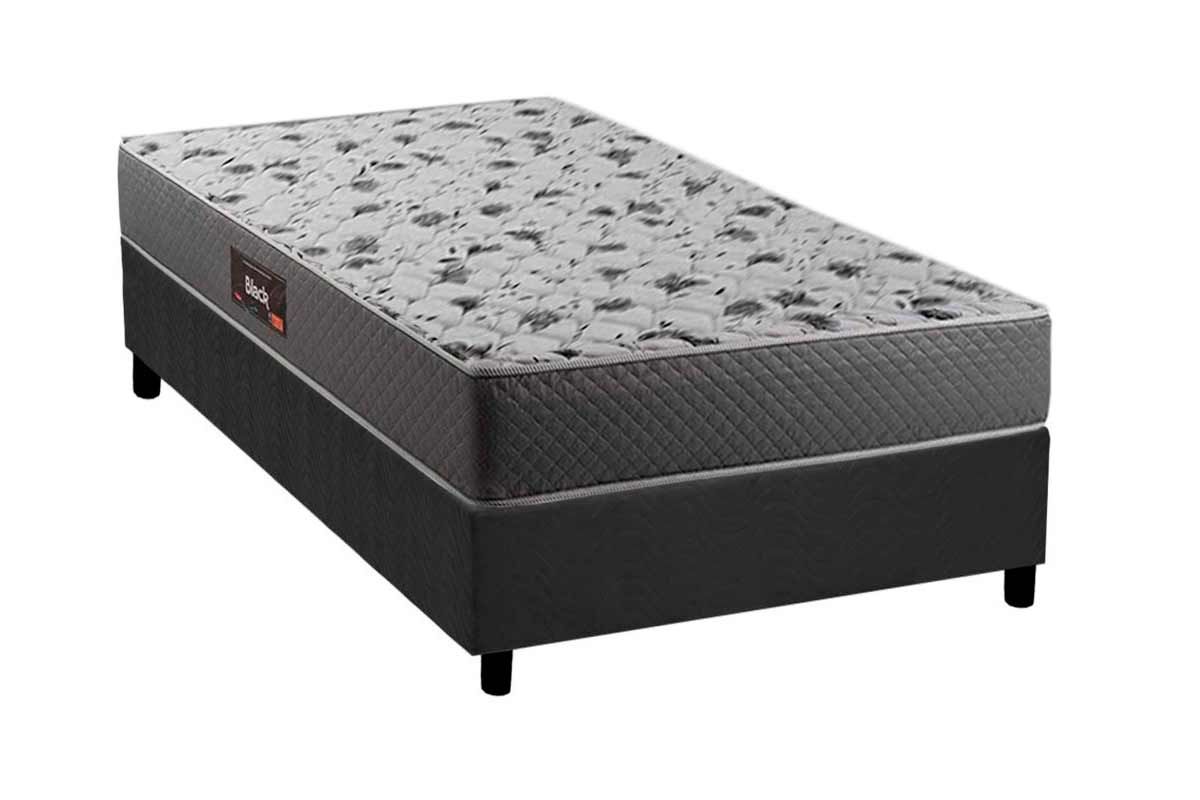 Cama Box CRC +Colchão Ortopédico D65 Black Herval