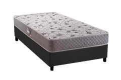 Cama Box Filhão +Colchão Ortopédico Black Herval