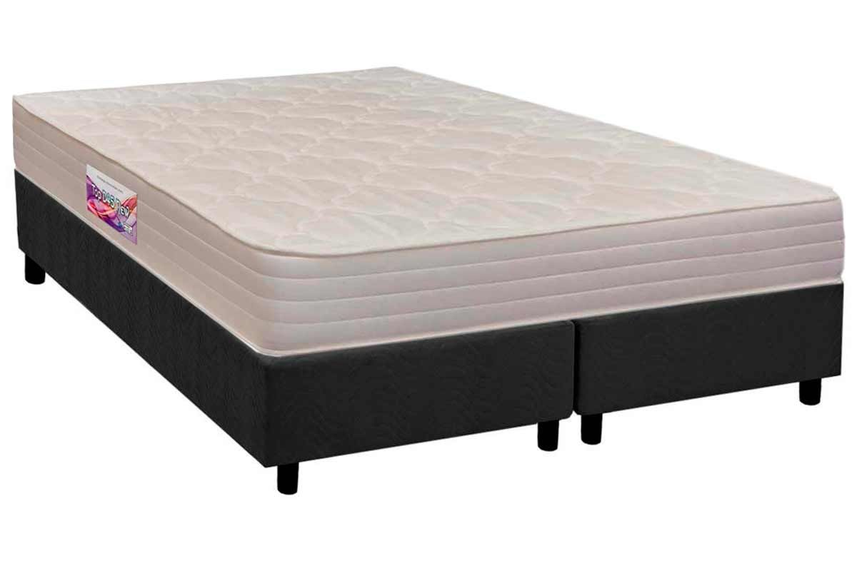 Cama Box CRC +Colchão Espuma D45 New Top Herval