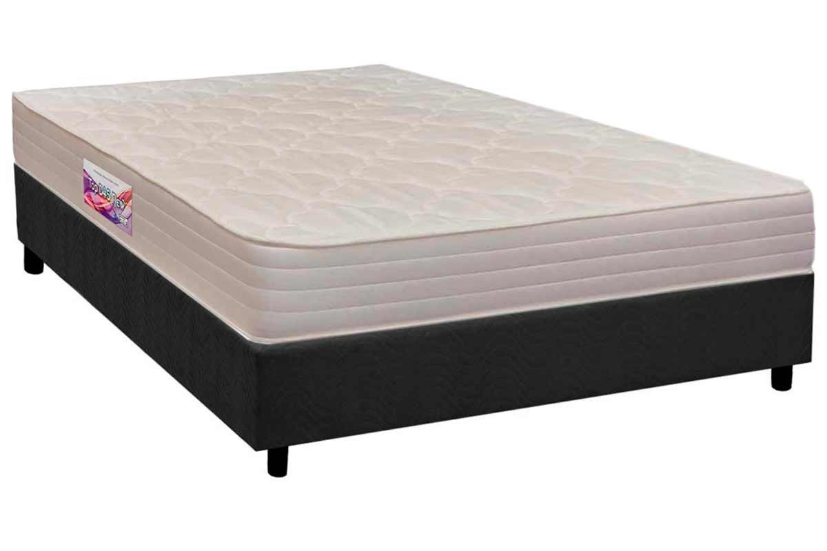 Cama Box CRC +Colchão Espuma D45 New Top Herval