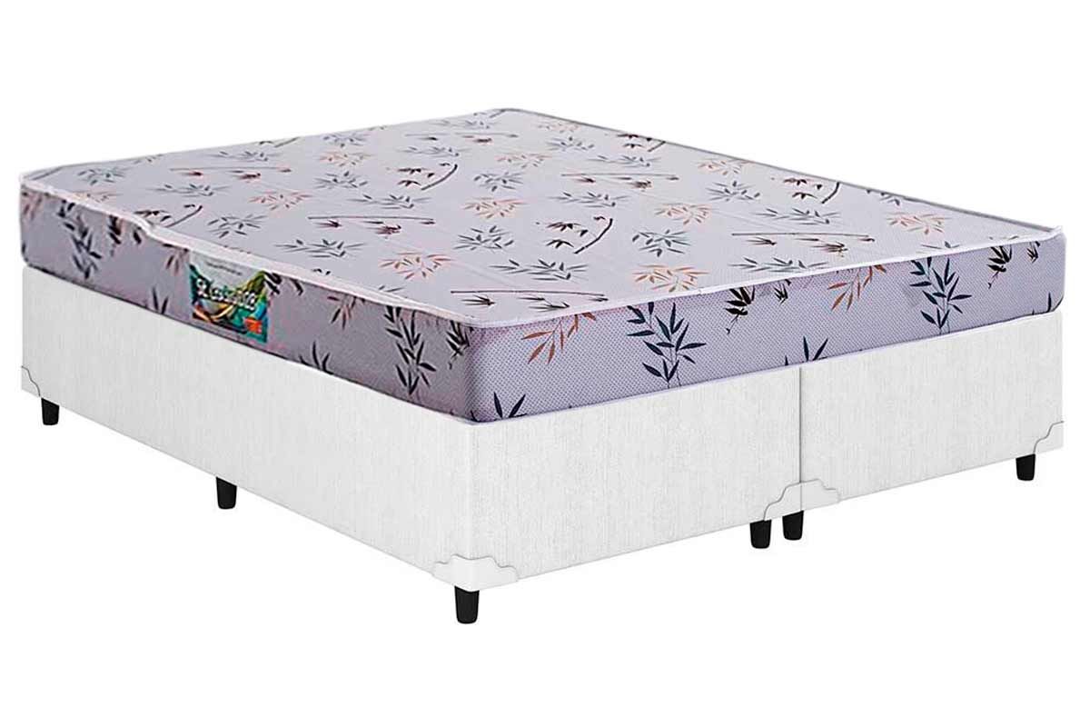 Cama Box CRC +Colchão Espuma D28 St Louis Herval