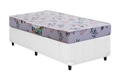 Cama Box Filhão +Colchão Espuma D28 St Louis Herval