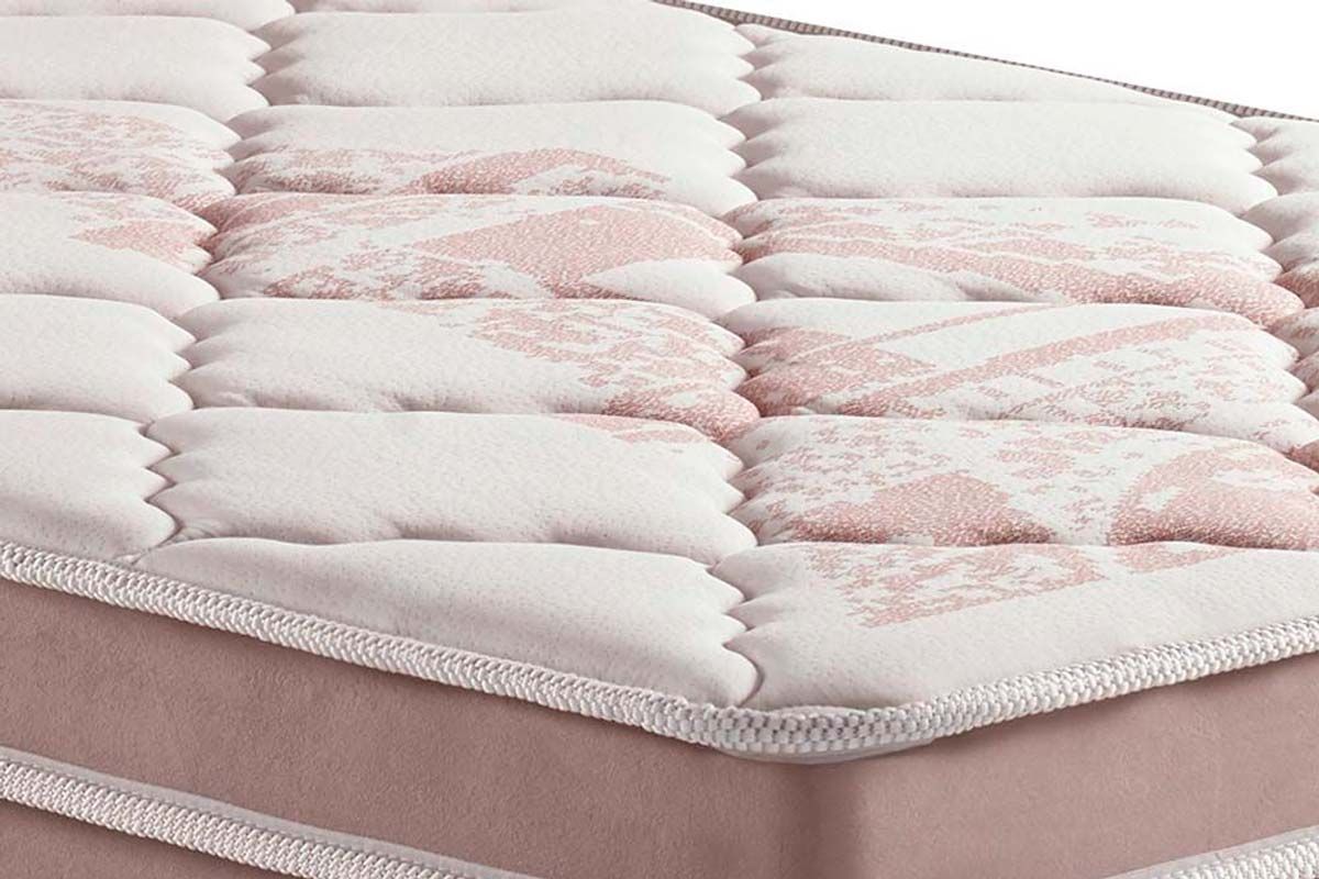 Cama Box CRC +Colchão Molas Eiffel Anjos