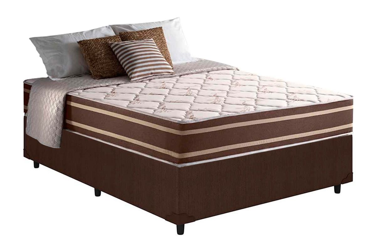 Cama Box CRC +Colchão Molas Duo Sono Anjos