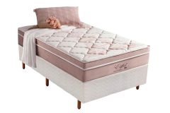 Cama Box Filhão +Colchão Molas Eiffel Anjos
