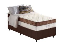 Cama Box Filhão +Colchão Molas King Best Anjos