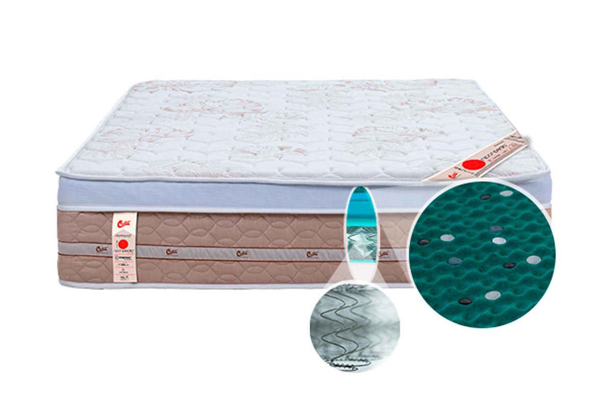 Cama Box CRC +Colchão c/Massagem Niponpedic Castor