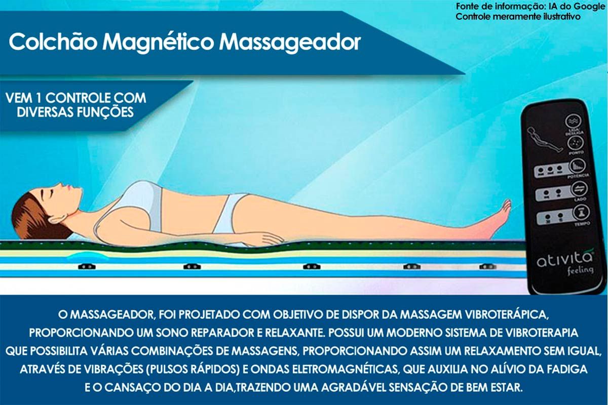 Cama Box CRC +Colchão c/Massagem Niponpedic Castor