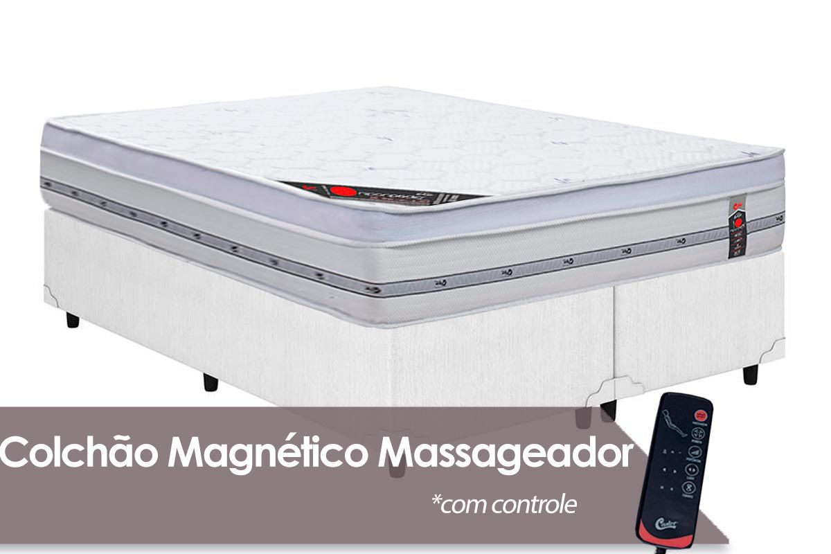 Cama Box CRC +Colchão c/Massagem Niponpedic Castor