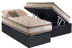 Cama Box Baú Filhão +Colchão Molas BigClass Herval