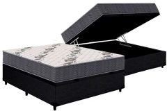Cama Box Baú Filhão +Colchão Ortopédico Airtech Ortobom