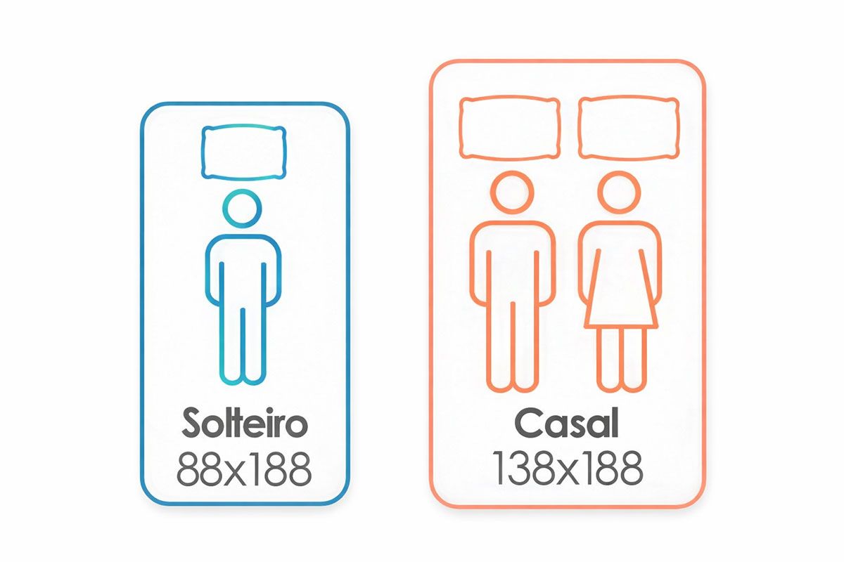 Cama Box Baú CRC +Colchão Ortopédico Airtech Ortobom