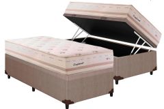 Cama Box Baú Filhão +Colchão Molas England Herval
