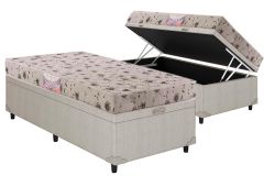 Cama Box Baú Filhão +Colchão Espuma D26 Sueño Herval