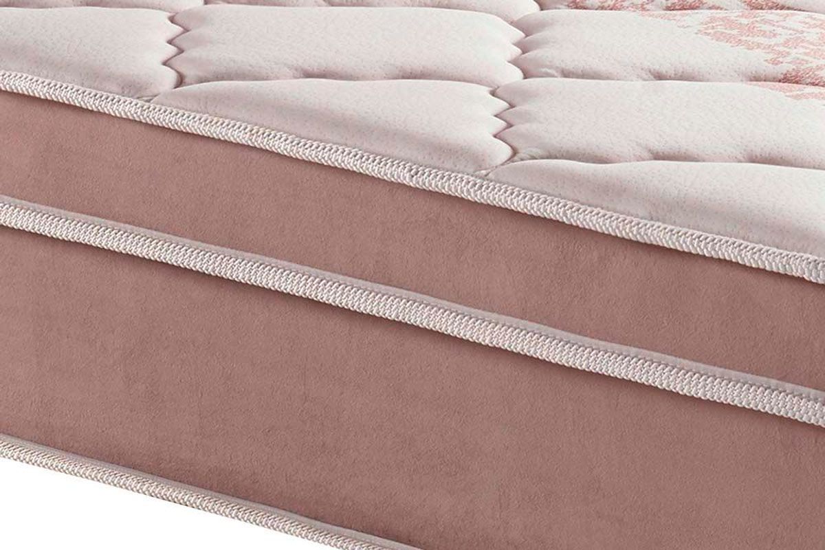 Cama Box Baú CRC +Colchão Molas Eiffel Anjos