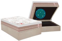 Cama Baú Filhão +Colchão Magnético Niponpedic Castor