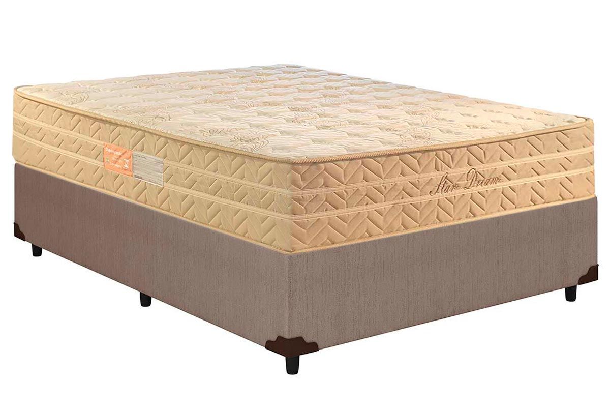 Cama Box CRC +Colchão Molas Dream Paropas