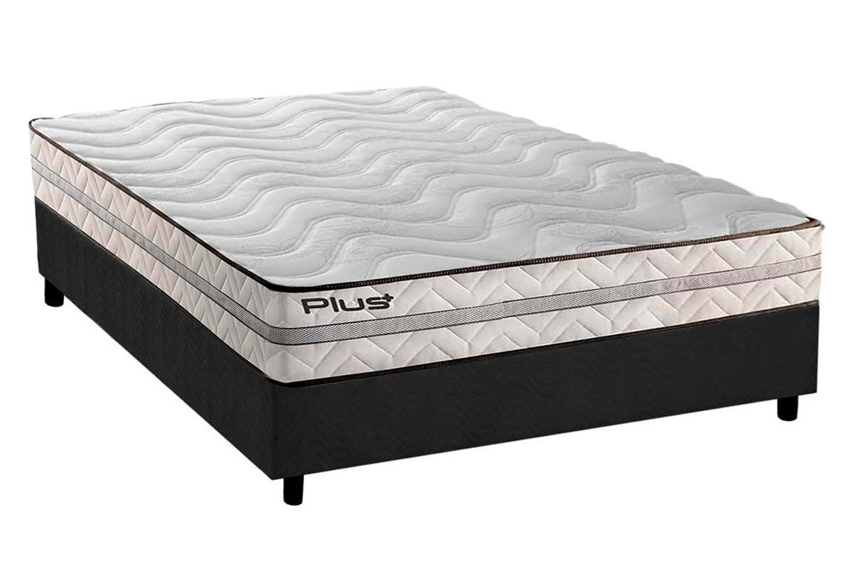 Cama Box CRC +Colchão Espuma D33 Pasquale Paropas