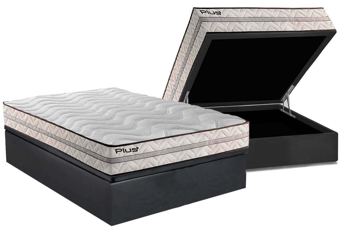 Cama Box Baú CRC +Colchão D33 Pasquale Paropas