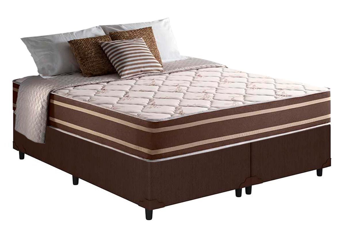 Cama Box CRC +Colchão Molas Duo Sono Anjos