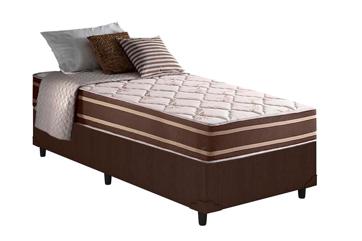 Cama Box CRC +Colchão Molas Duo Sono Anjos
