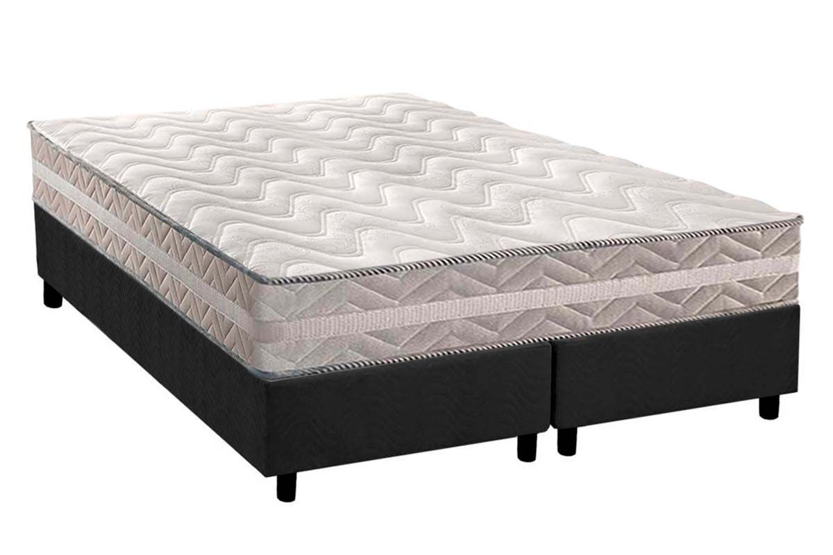 Cama Box CRC +Colchão Ortopédico Master Paropas