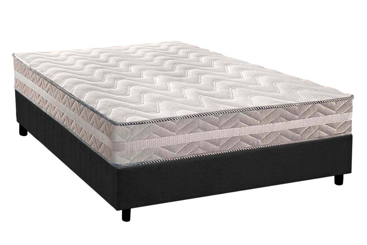 Cama Box CRC +Colchão Ortopédico Master Paropas