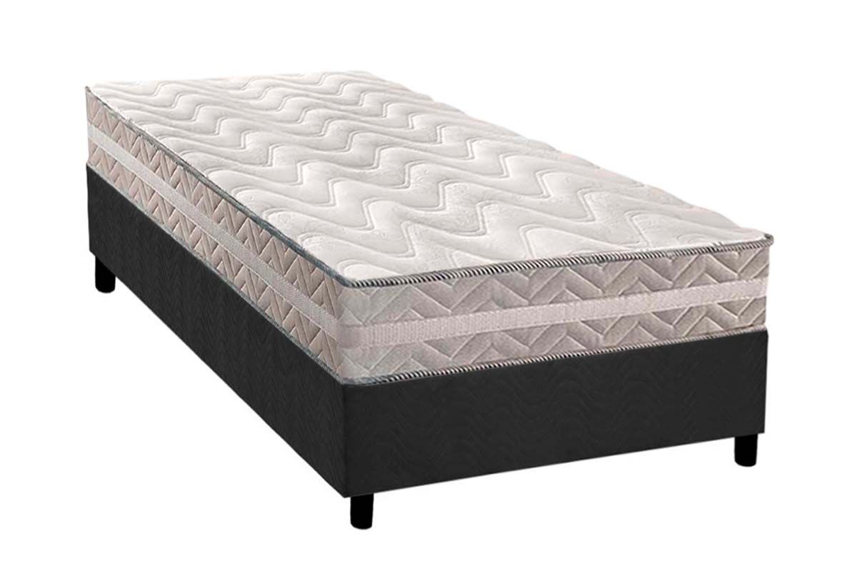 Cama Box CRC +Colchão Ortopédico Master Paropas