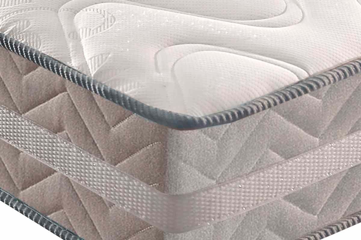 Cama Box Baú CRC +Colchão Ortopédico Master Paropas