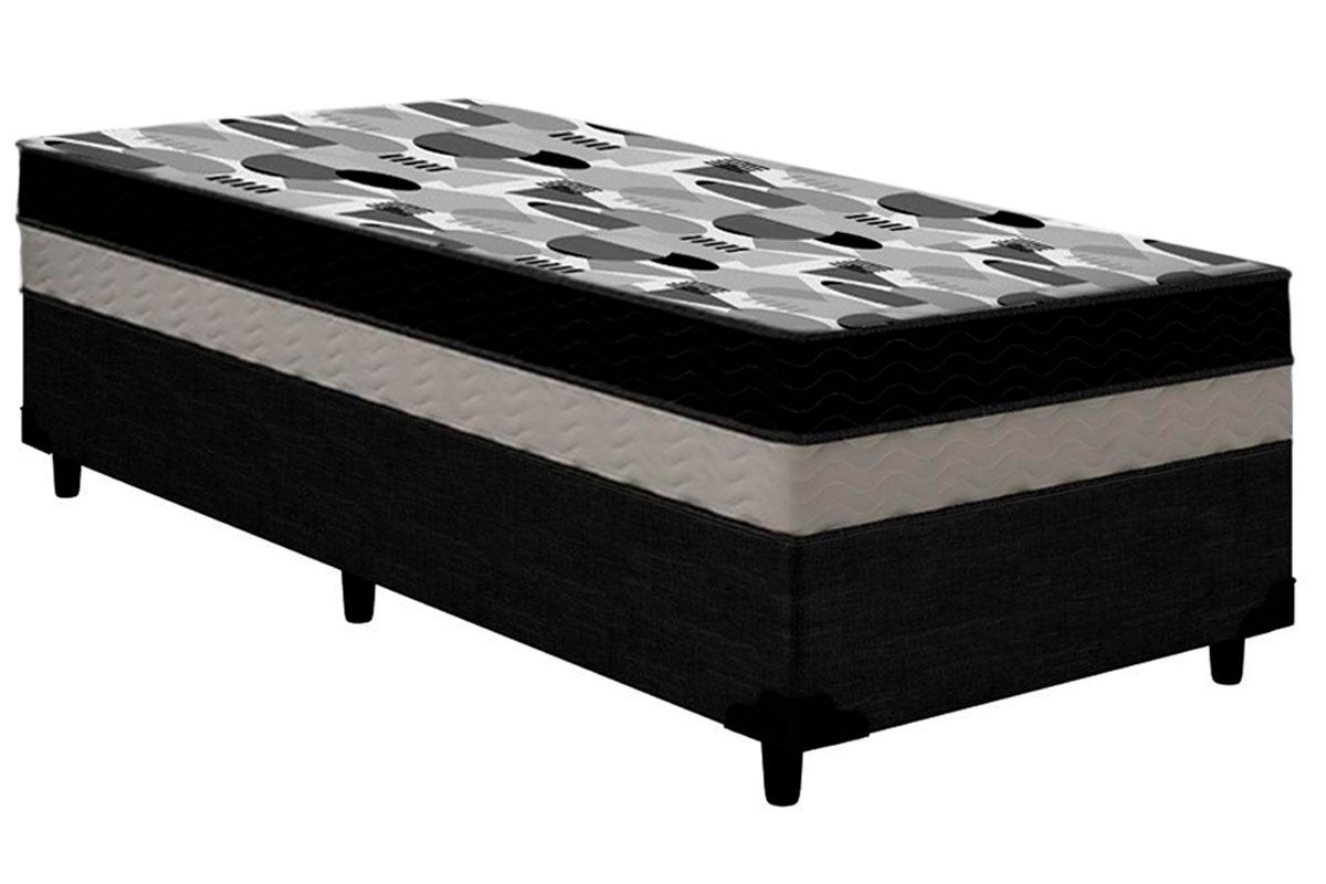 Cama Box CRC +Colchão Ortopédico ISO100 Ortobom