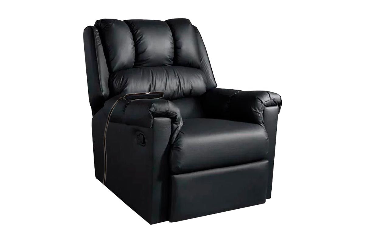 Poltrona Reclinável p/ Sala c/Massagem Vermont Zero Wall ProbelCorano Preto Poltrona Reclinável p/ Sala c/Massagem Vermont Zero Wall ProbelCorano Preto