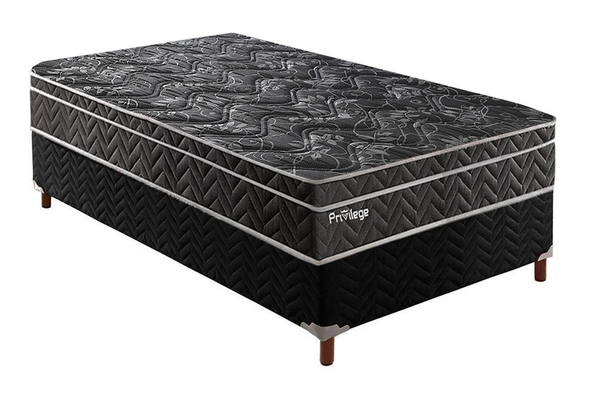 Cama Box CRC +Colchão Molas Privilege Paropas