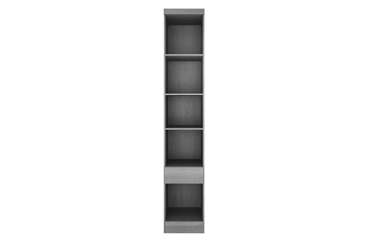 Modulado de Quarto Rizon 5 Peças (1 Armário Ponte + 1 Closet + 2 Guarda Roupas + 1 Complemento) QC204 Novo Horizonte