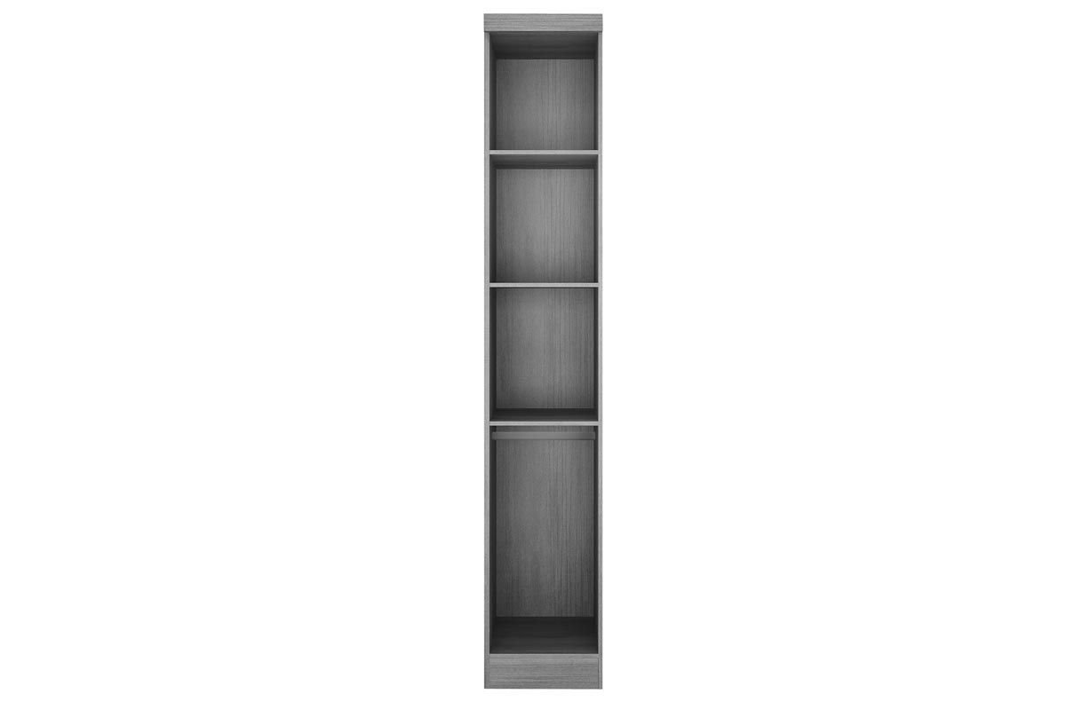 Modulado de Quarto Rizon 5 Peças (1 Armário Ponte + 1 Closet + 2 Guarda Roupas + 1 Complemento) QC202 Novo Horizonte