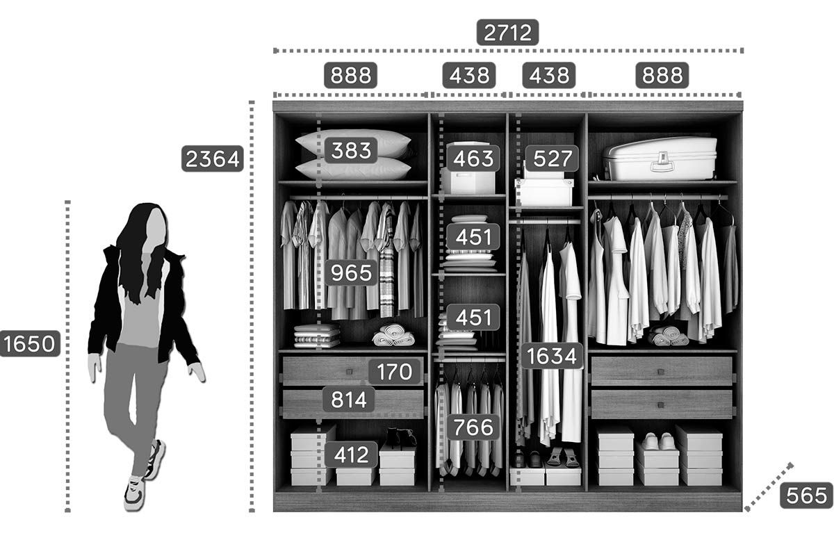 Guarda Roupa Casal 3 Portas Correr c/Esp 4Gavs Toulon Plus N. Horizonte Guarda Roupa Casal 3 Portas Correr c/Esp 4Gavs Toulon Plus N. Horizonte