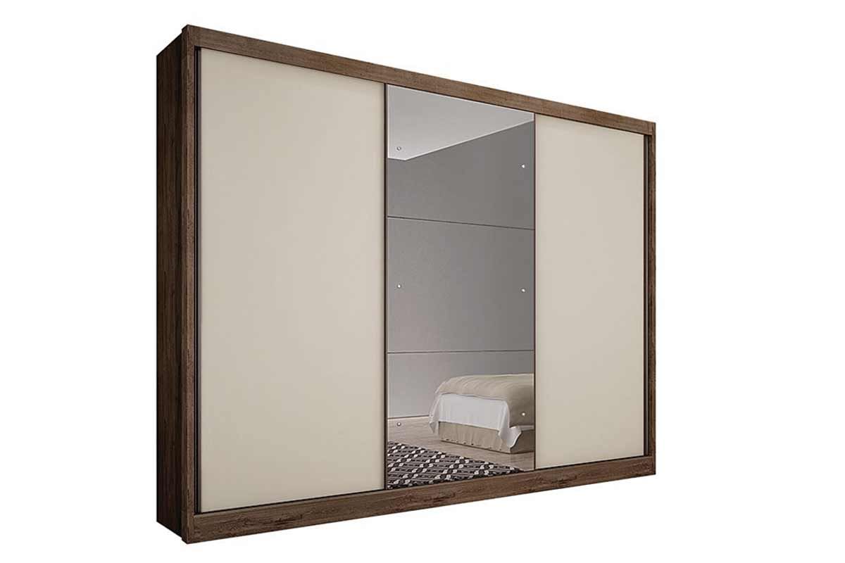 Guarda Roupa Casal 3 Portas Correr c/Esp 8Gavs Toulon Plus N. Horizonte