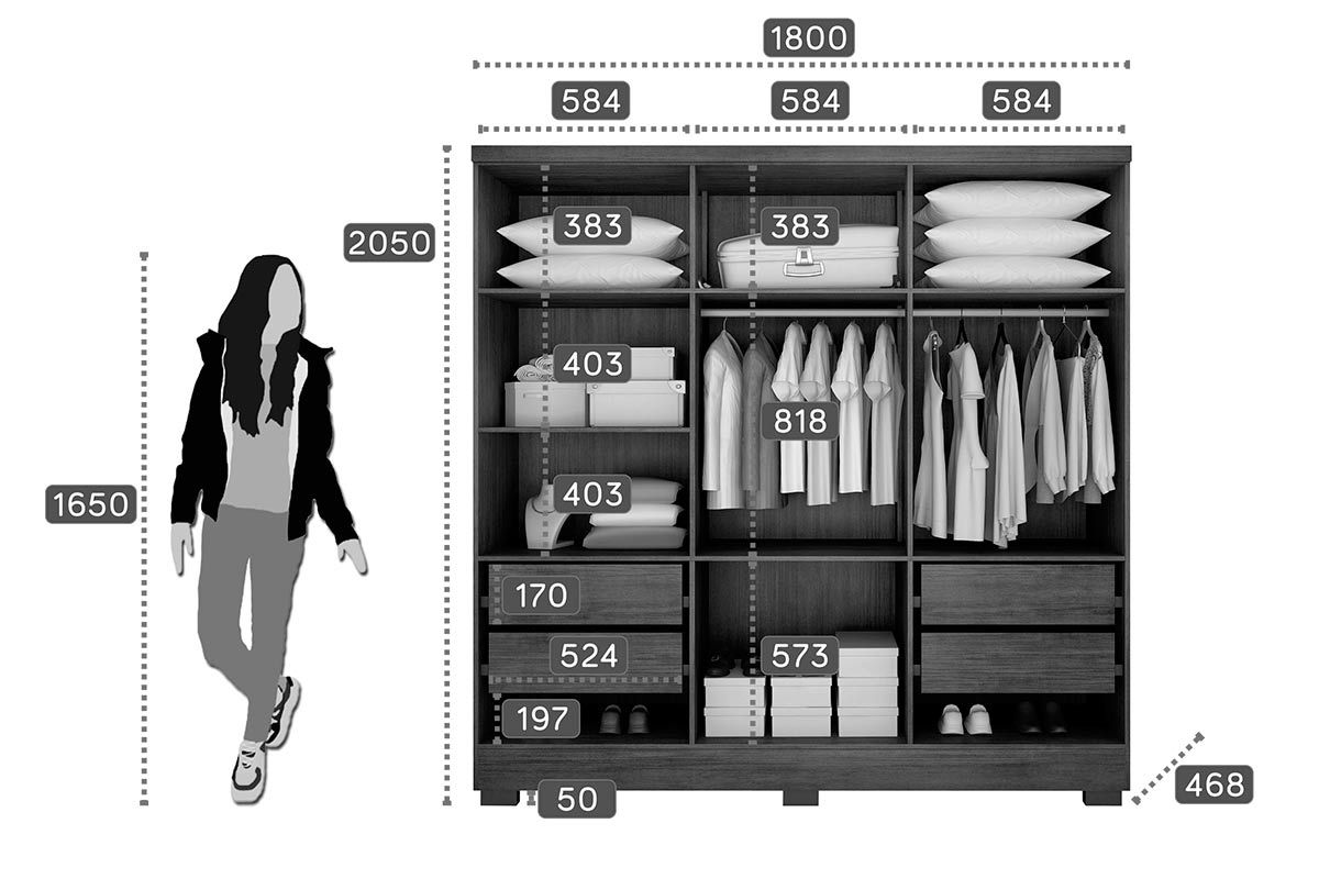 Guarda Roupa Solteiro 6 Portas e 4 Gavetas c/Pés Milly/Veneza N. Horizonte Guarda Roupa Solteiro 6 Portas e 4 Gavetas c/Pés Milly/Veneza N. Horizonte